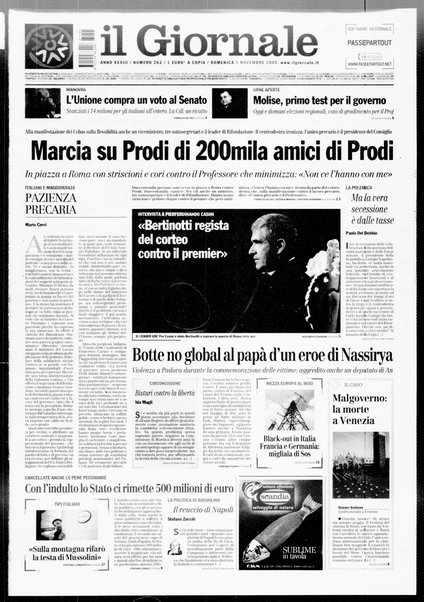 Il giornale : quotidiano del mattino